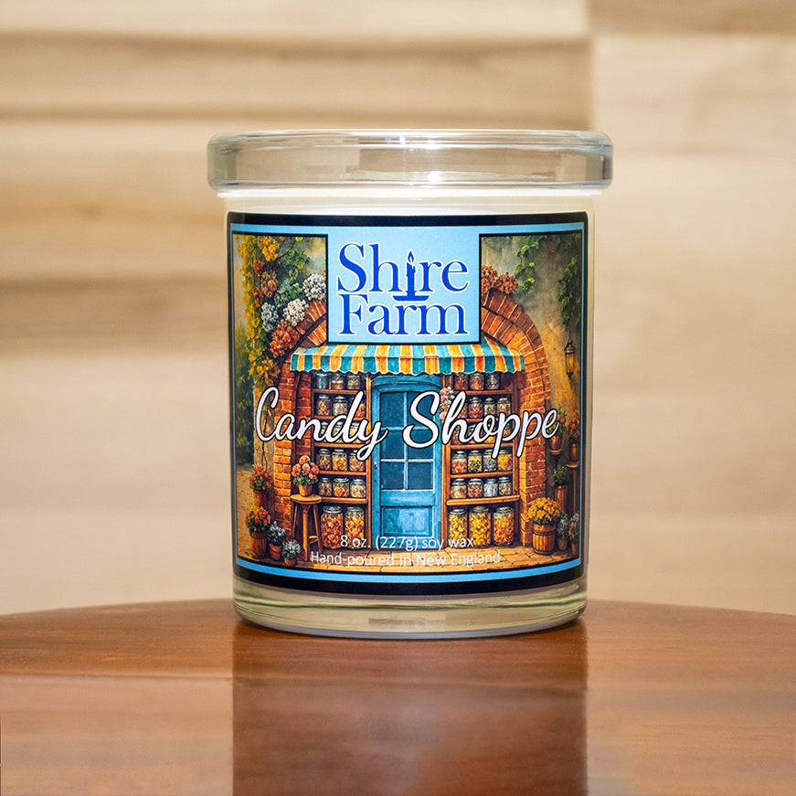 Shire Farm Candy Shoppe Natural Soy Candle eco-friendly