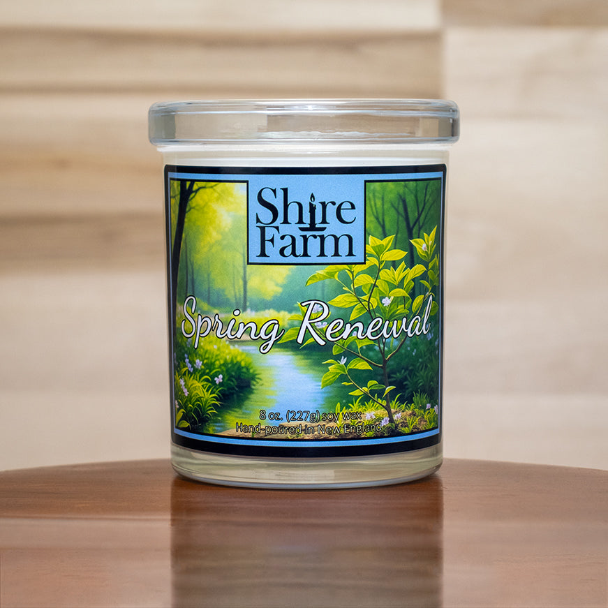 Shire Farm Spring Renewal Natural Soy Candle eco-friendly