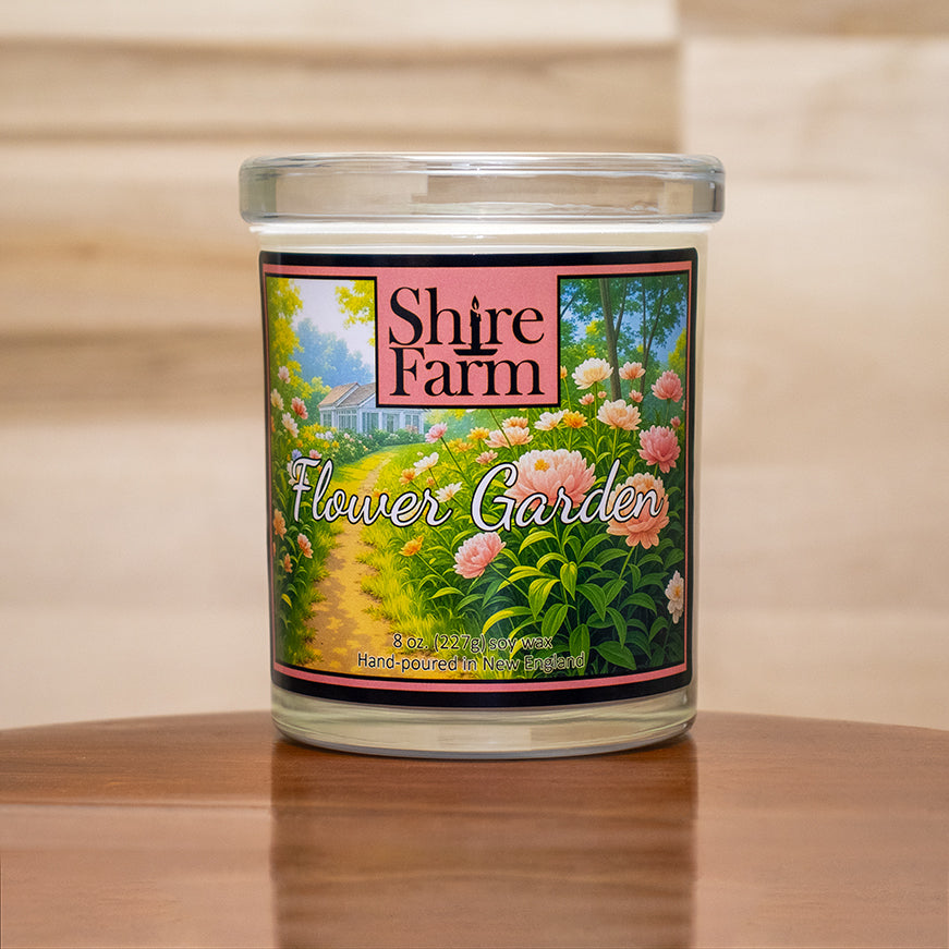 Shire Farm Flower Garden Natural Soy Candle eco-friendly