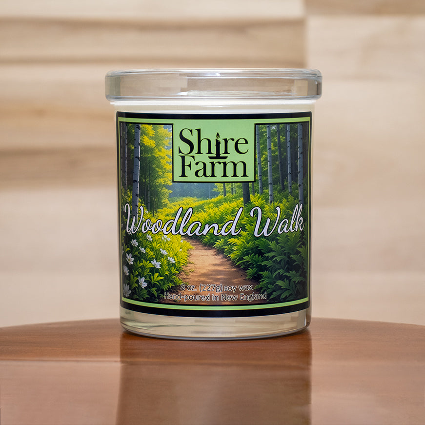 Shire Farm Woodland Walk Natural Soy Candle eco-friendly