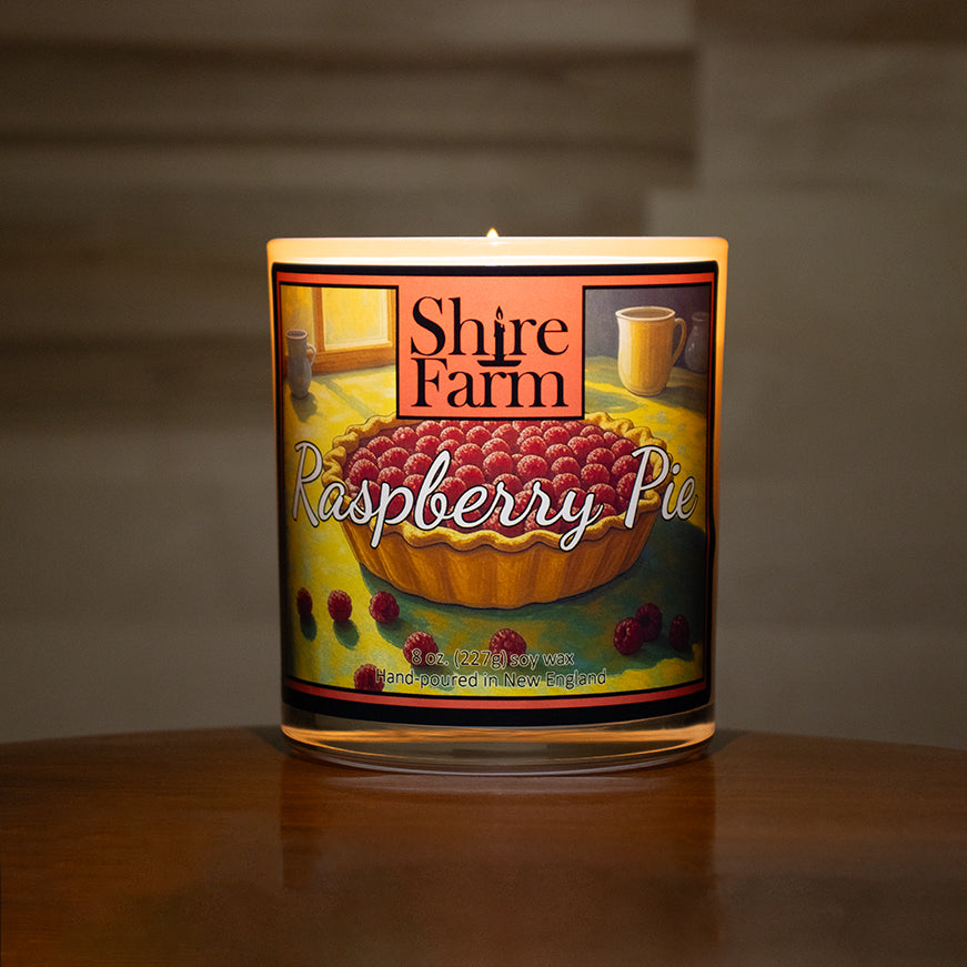 Shire Farm Raspberry Pie Natural Soy Candle eco-friendly